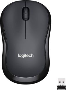Logitech M220 Wireless Optical Mouse W/ Nano Receiver - Dark Silver
