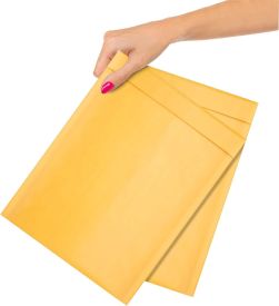 Kraft Bubble Mailer Envelope Padded Mailing Envelopes with Reliable Glue, Cushioning, Waterproof and Sturdy Kraft Paper Mailers, Minimalistic Padded Shipping Envelopes