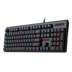 Redragon K509-RGB PC Gaming Keyboard 104 Key Quiet Low Profile RGB Keyboard