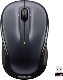 Logitech M325 Wireless Mouse W/ Unifying Receiver - Dark Silver