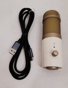 Heyday MC10S Desktop Microphone-Stone White