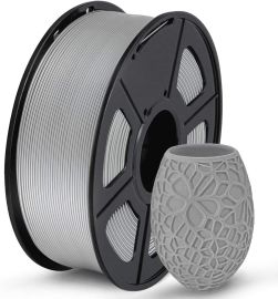 Neatly Wound PLA Filament 1.75mm Dimensional Accuracy +/- 0.02mm-Grey