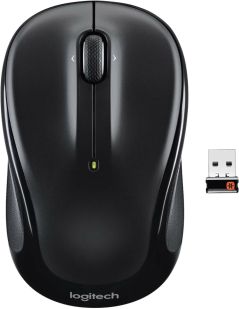 Logitech M325 Wireless Mouse W/ Unifying Receiver - Black