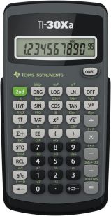  Texas Instruments TI-30Xa Scientific Calculator, Gray