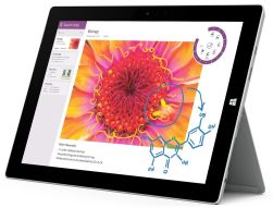 Microsoft Surface 3 10.8 Inch 128GB 4GB RAM 1657 Intel Atom Windows Tablet - Silver 