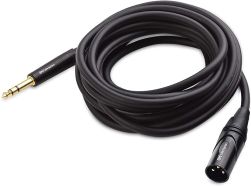 Cable Matters 6.35mm (1/4 Inch) TRS to XLR Cable 6 ft Male to Male (XLR to TRS Cable-XLR to 1/4 Cable-1/4 to XLR Cable)