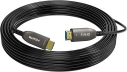 EVAIO 8K Fiber Optic HDMI Cable 30 FT HDMI 2.1  48Gbps  eARC, 8K@60Hz 4K@120Hz