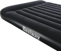 Bestway Queen Size Air Mattress  with a with Built-in AC Pump-Black