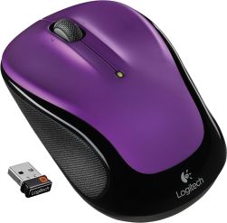 Logitech M325 Wireless Mouse W/ Unifying Receiver - Vivid Violet