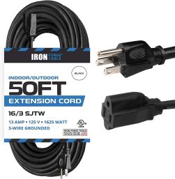 Iron Forge Cable16/3 SJTW Outdoor Extension Cord 50Ft