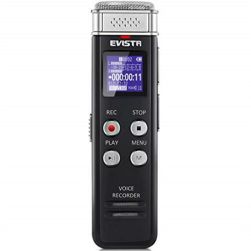 EVISTR L157 16GB Digital Voice Recorder Voice Activated Recorder w/Playback
