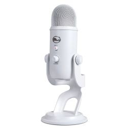Blue Yeti Professional Multi-Pattern USB Condenser Microphone - White