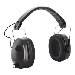 Western Safety 92851-Noise Canceling Electronic Ear Muffs-Black