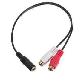 Adapter 2 RCA to 3.5mm Female