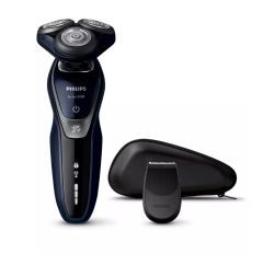 Philips Series 5000 Wet & Dry Electric Shaver S5570 + SmartClick, Extra Head & Case