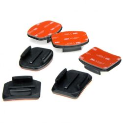 GoPro Accessory Curved + Flat Adhesive Mounts - 10 Pack