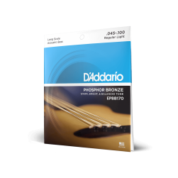 D'Addario EPBB170 45-100 Regular Long Scale Acoustic Bass  Strings
