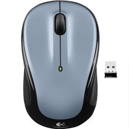 Logitech M325 Wireless Mouse with Nano Receiver - Light Silver