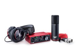 Focusrite Scarlett Solo Studio Package w/ CM25 MkIII Condenser Microphone, HP60 MkIII Professional Headphones
