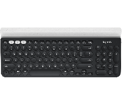Logitech Multi-Device Wireless Bluetooth Keyboard K780 for Computer Phone Tablet - Silver/Black