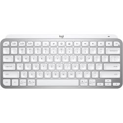 Logitech MX Keys Mini Minimalist Wireless Illuminated Keyboard - Pale Gray