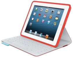 Logitech Logicool FabricSkin Keyboard Folio for iPad Air MARS RED ORANGE