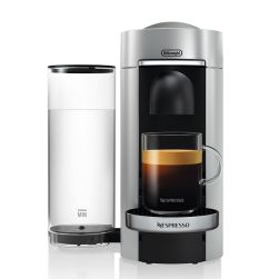 Nespresso Vertuo Plus Coffee and Espresso Maker - Glossy Grey