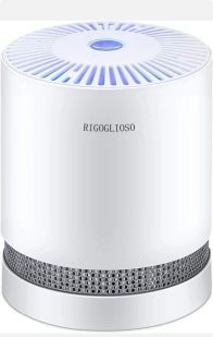 RIGOGLIOSO GL-2109 Air Purifier for Home with True HEPA Filters-White