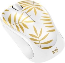Logitech M317 Design Collection Limited Edition Wireless Mouse W/ Unifying Receiver  - Bamboo Dream