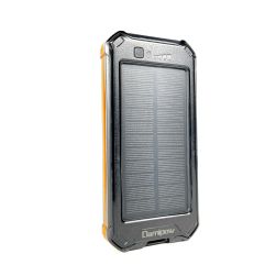 Damipow FD2101 Black Portable 20000mAh Solar Power Bank With LED Flashlights 