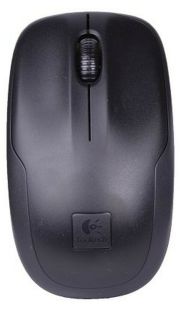 Logitech M150 3-Button 2.4GHz USB Wireless Optical Scroll Mouse - Black