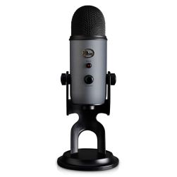 Blue Yeti Professional Multi-Pattern USB Condenser Microphone - Black/Gray