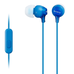 Sony MDR-EX14APin-Ear Earbud Headphones with Mic (Blue)