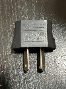 Simple Australian Adapter Plug - Black - LOT OF 100