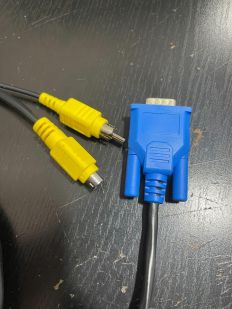 VGA to S Video and RCA Cable - 6FT