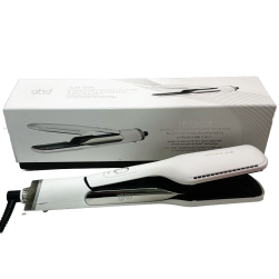 ghd Duet Style 2-in-1 Flat Iron Hair Straightener + Hair Dryer - White