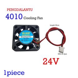 Pengdalantu 4010 Cooling fan 12V/ 24V wire 30cm XH2.54 connector 3D Printer Part